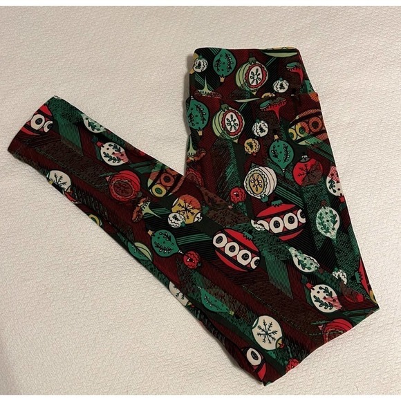 LuLaRoe Christmas Holiday‎ Ornament Leggings OSFM - Picture 4 of 4